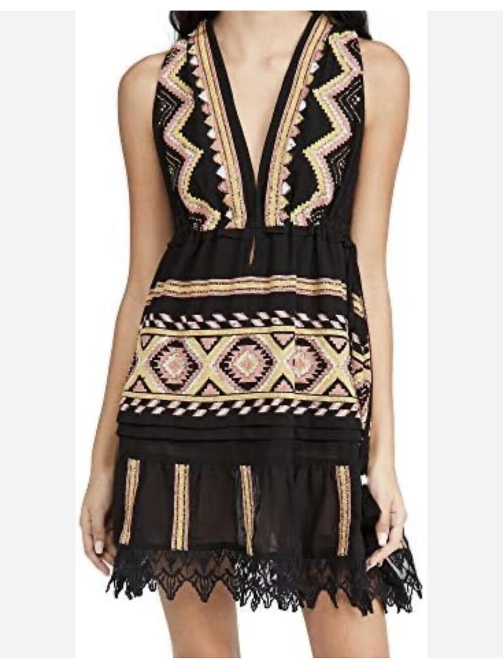 Ramy Brook Kendy l Embroidered Dress size S